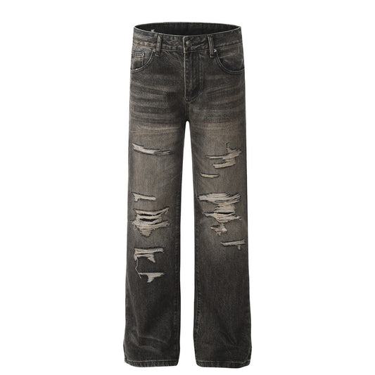 Distressed jeans