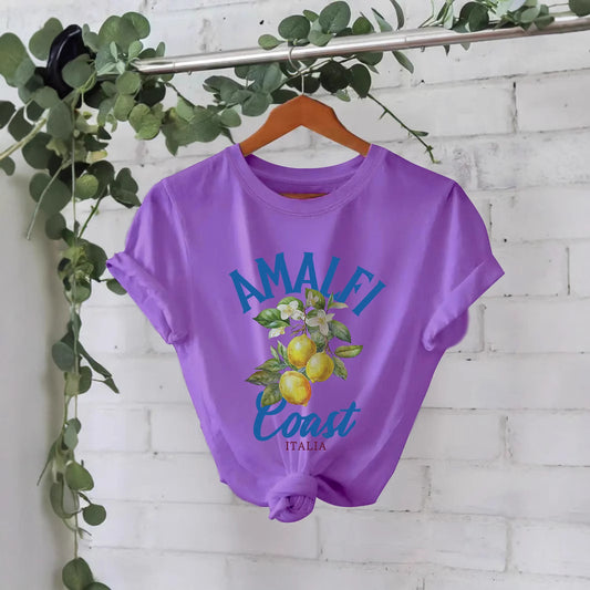 AMALFI Coast ITALIA Pure Cotton T-shirt