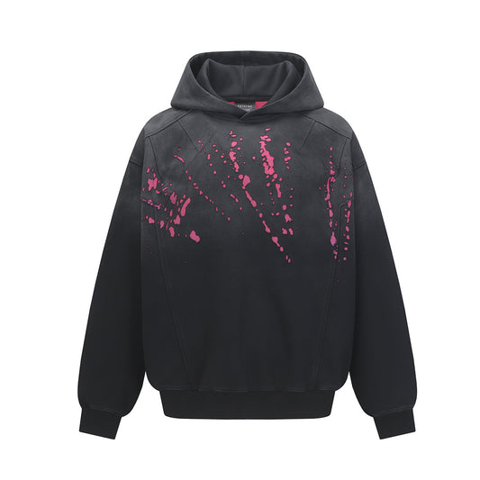 Destruction of hoodies and sweatshirts
