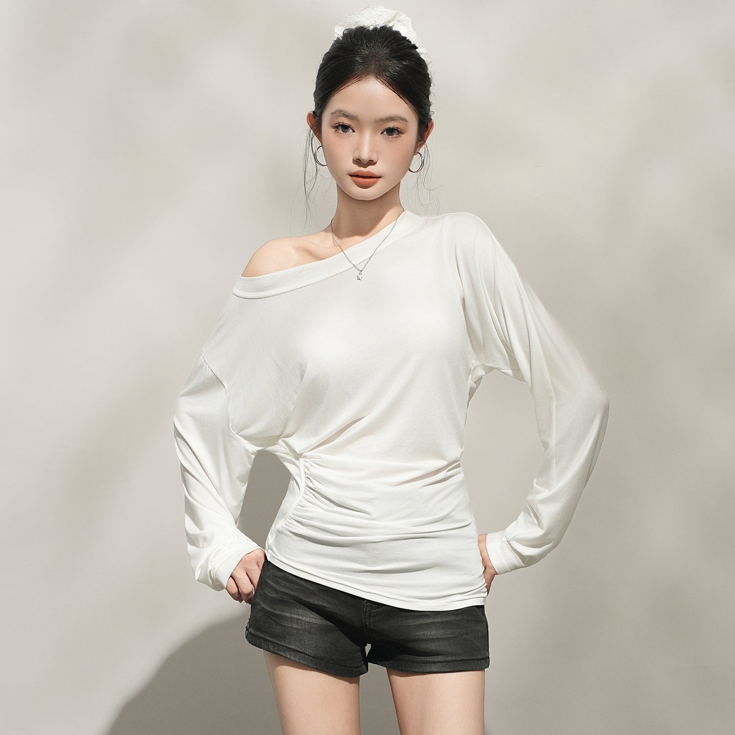 Long Sleeve Sun Protection T-Shirt Blouse for Women Lightweight Top