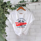 T-shirt WEST COAST letter print