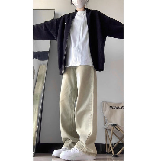 Black Jeans Men Oldschool Pants