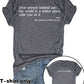 You are enough printed t-shirts