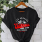 T-shirt WEST COAST letter print