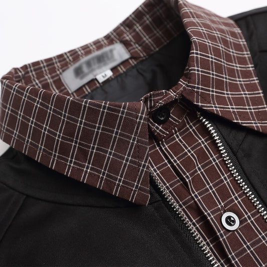 Fake two lapel jackets