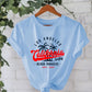 T-shirt WEST COAST letter print