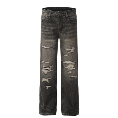 Distressed jeans