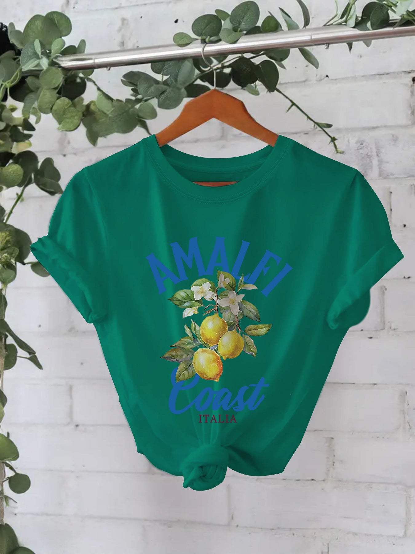 AMALFI Coast ITALIA Pure Cotton T-shirt