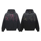 Destruction of hoodies and sweatshirts