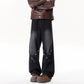 Relaxed Straight Leg Jeans Men Long Pants