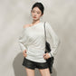 Long Sleeve Sun Protection T-Shirt Blouse for Women Lightweight Top
