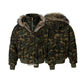 Two fake cotton jackets with cotton jackets