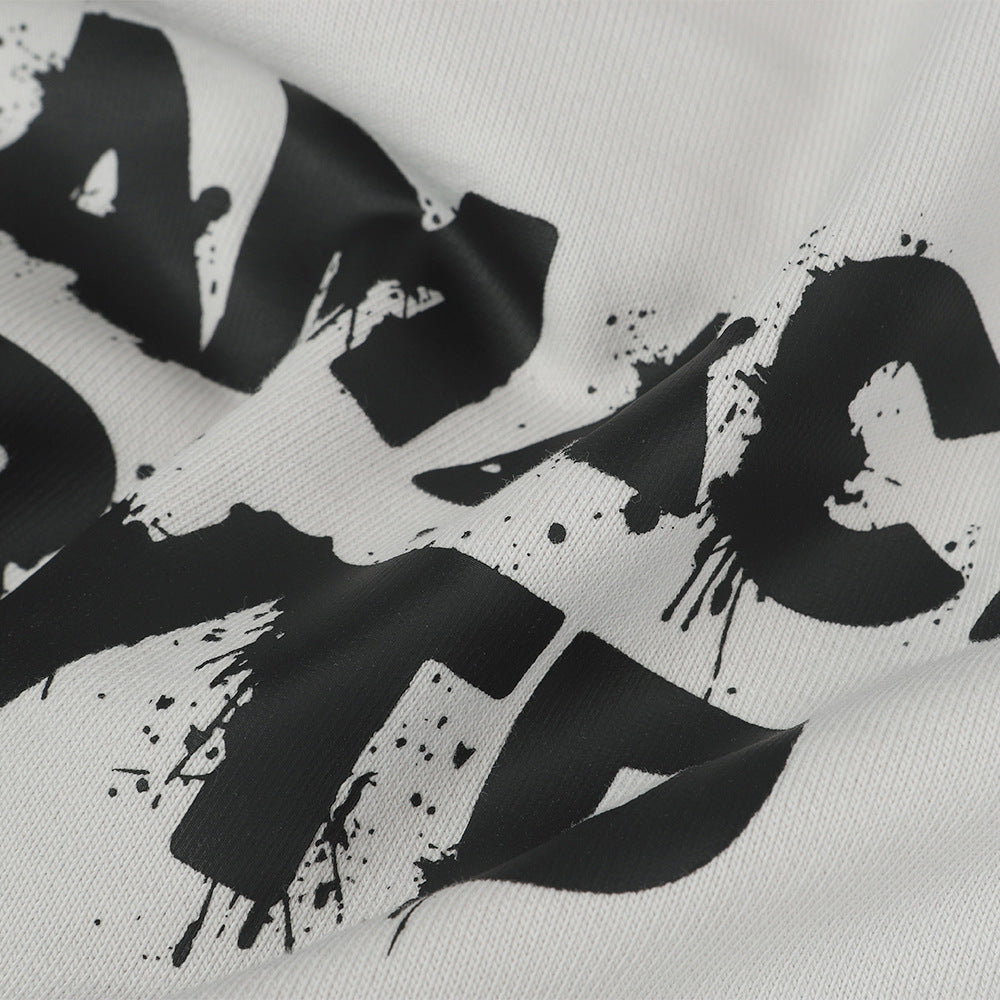 Splashing ink on dirty hoodies