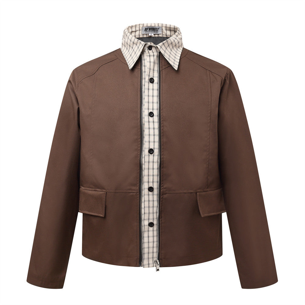 Fake two lapel jackets