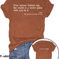 You are enough printed t-shirts