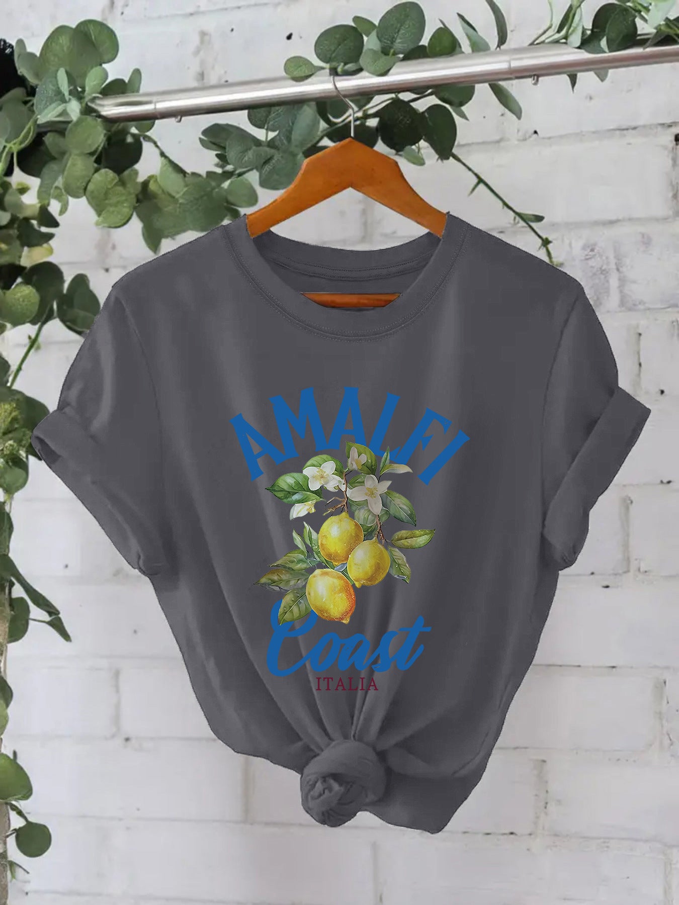 AMALFI Coast ITALIA Pure Cotton T-shirt