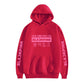 Korean popular girl group peripheral printed hoodies trendy couple hoodies