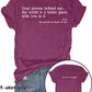 You are enough printed t-shirts