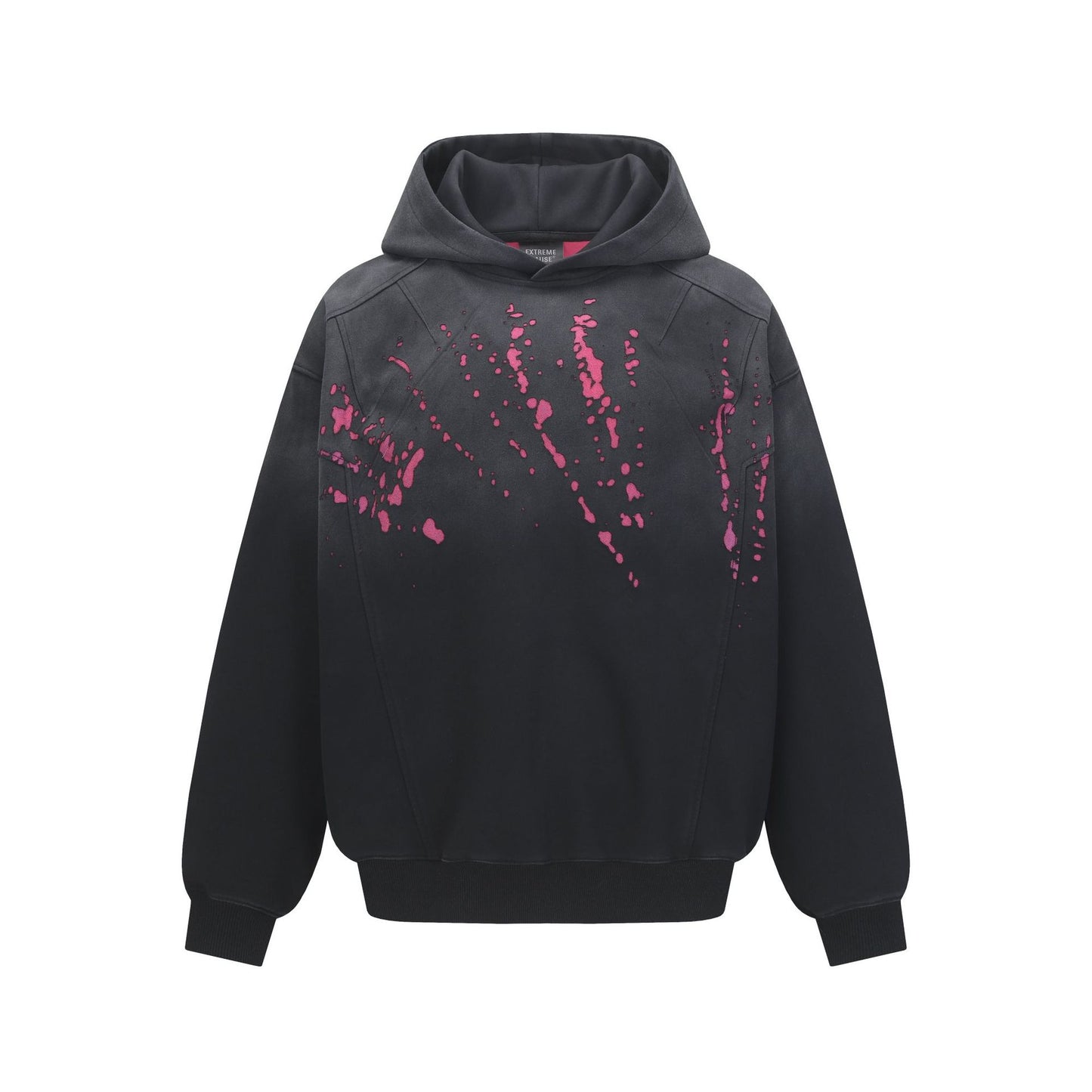 Destruction of hoodies and sweatshirts