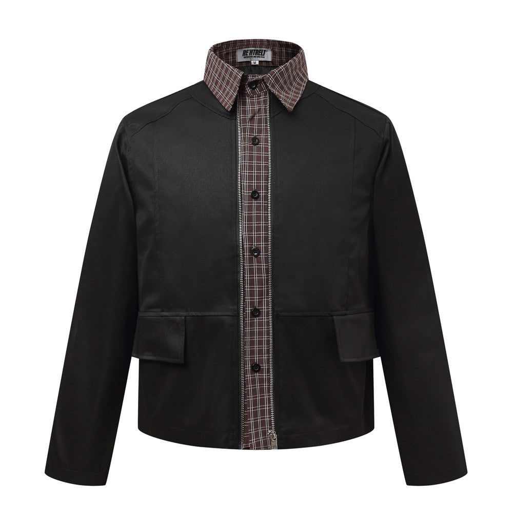 Fake two lapel jackets