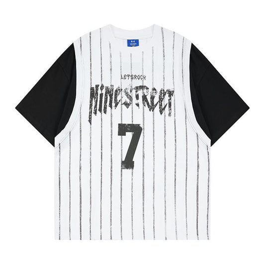 Printed fake two T-shirts