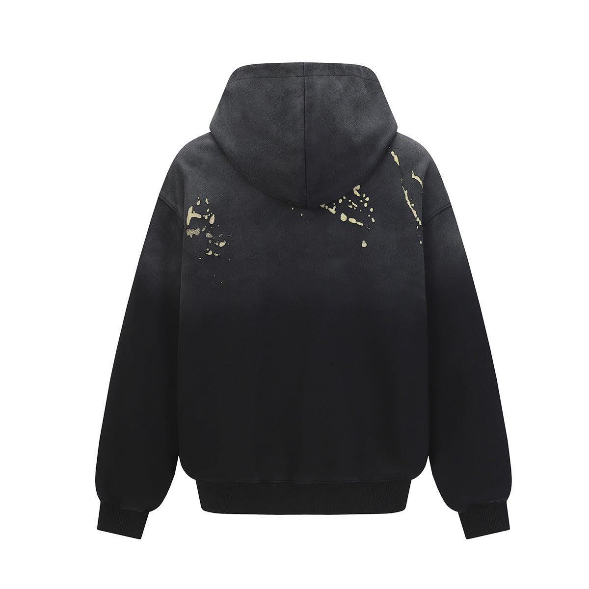 Destruction of hoodies and sweatshirts