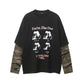 Camouflage fake two hoodies