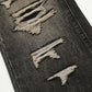 Distressed jeans