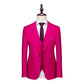 3 piece men's wedding suits fashion men's slim solid color business office suit sets large size men Blazer+ pants + vest