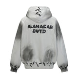 Splashing ink on dirty hoodies