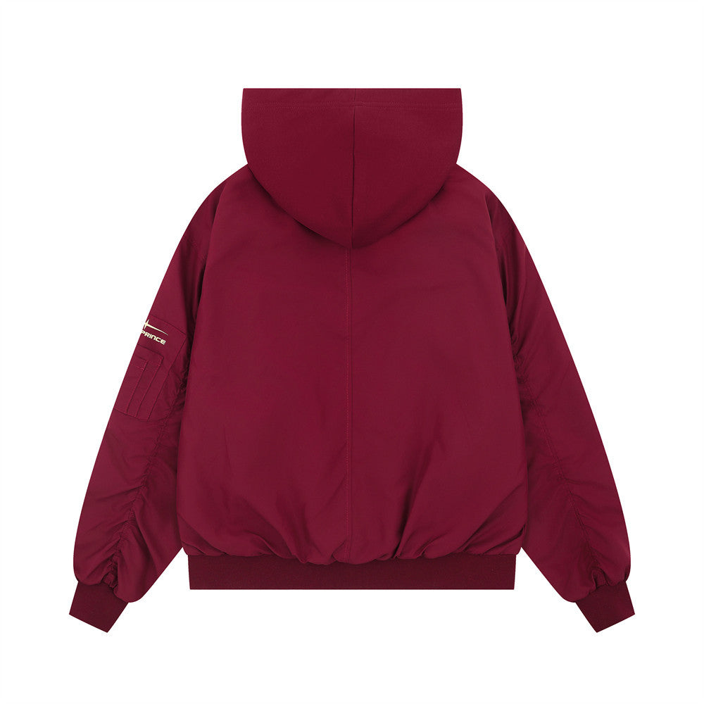 Fake two hooded jackets