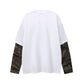 Camouflage fake two hoodies