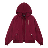 Fake two hooded jackets